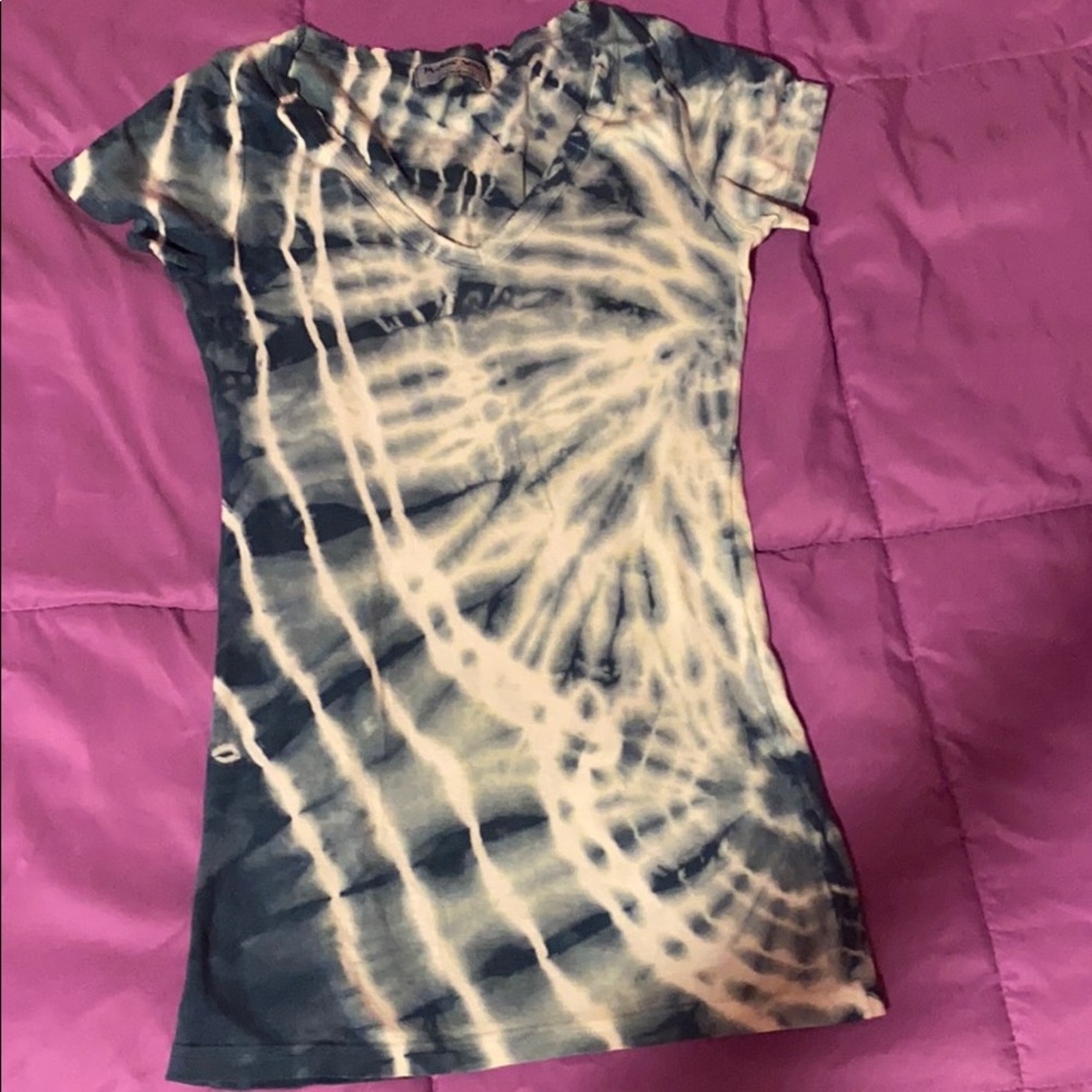 Michael Stars V-Neck Tie Dye Shirt